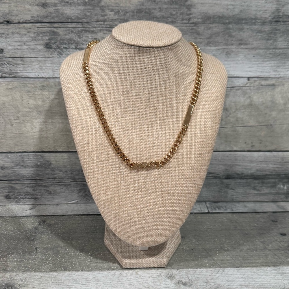 ALLSAINTS Goldtone Love Cuban Chain Necklace/18''